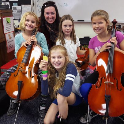 Strings students
